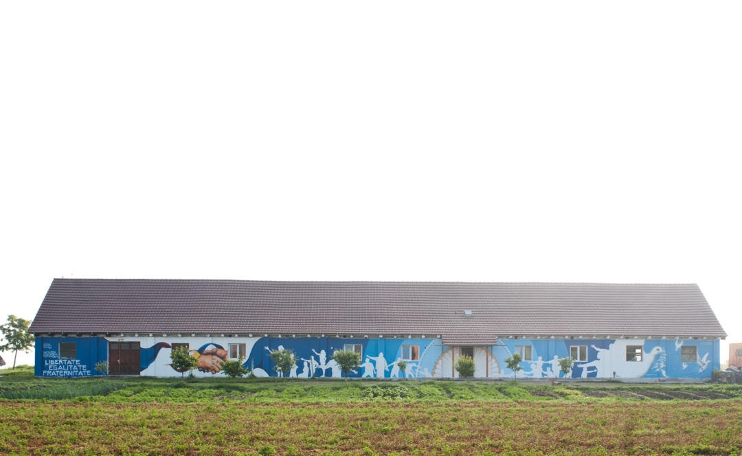 World Peace Wall in Cluj-Napoca – photograph by Hannes Buchwald